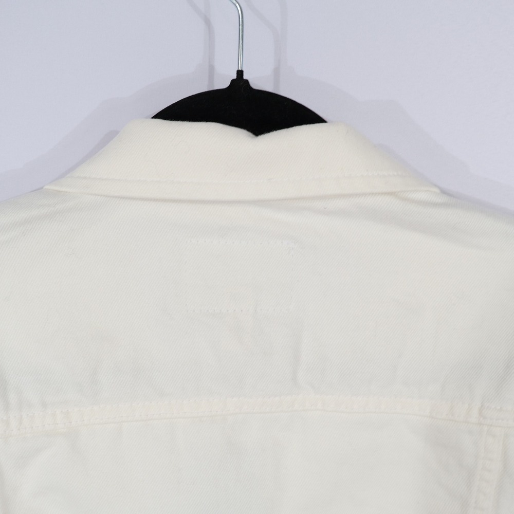 Ralph Lauren Denim Trucker Jacket Womens M White Classic Cotton $165 NWT - Picture 9 of 16